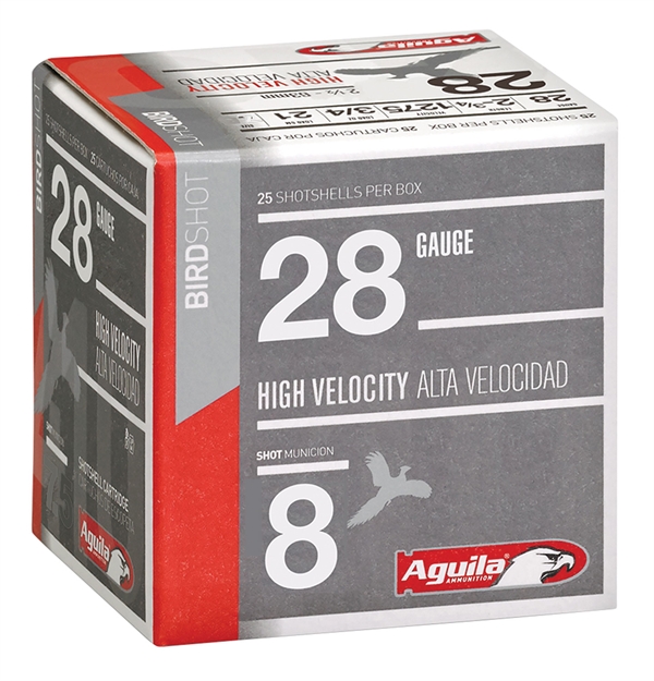 Picture of  Aguila 1Chb2878 Target Load Competition 28Gauge 2.75" 3/4Oz 8Shot 25 Per Box/20 Case