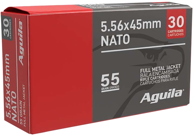 Picture of  Aguila 1E556155   5.56X45mm Nato 55 GR Full Metal Jacket 450 Per Box/5 Case