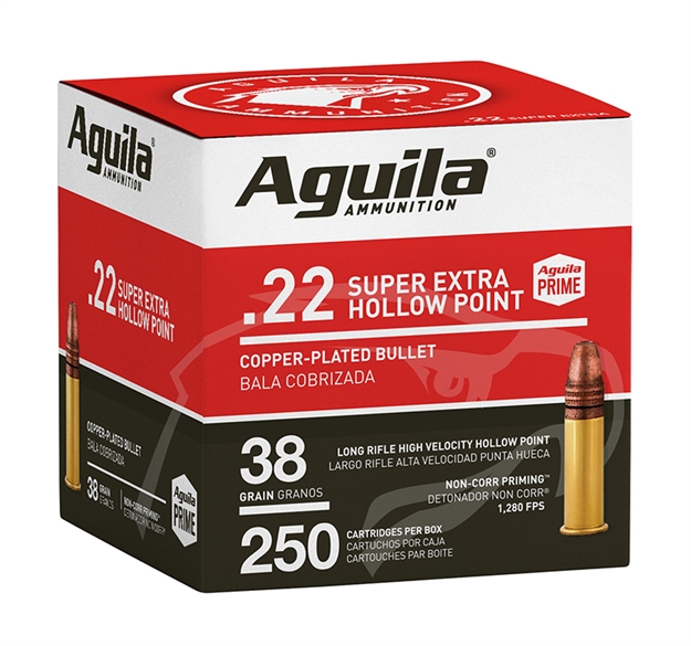 Picture of Aguila High-Vel 22Lr 38Gr Plated HP 1280Fps 250Rd 8Bx/Cs 1B221103 640420013121