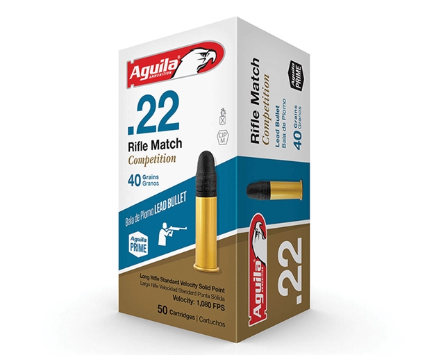 Picture of Aguila 22 Rifle  Match 40 GR               50Rd