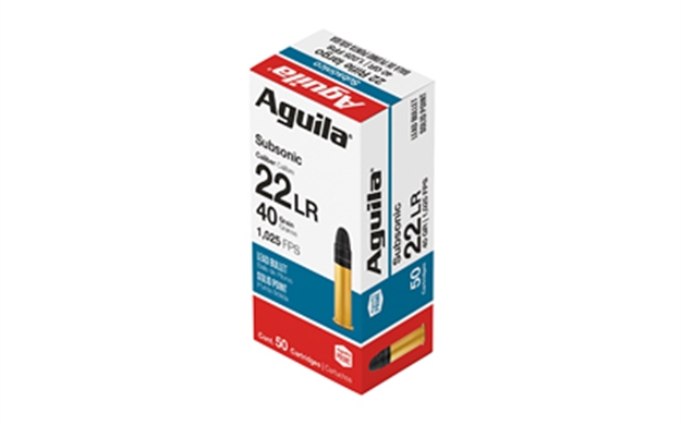 Picture of Aguila 22Lr Subsonic 40Gr 50/1000 1B220269