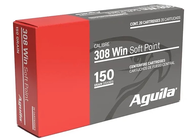 Picture of Aguila .308 Win 150 GR SP 20Bx 8090AG