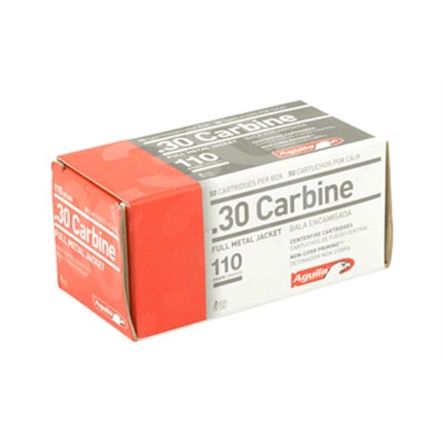 Picture of Aguila 1E302110 Target & Range  30Carbine 110Gr Full Metal Jacket 50 Per Box/20 Case IE302110