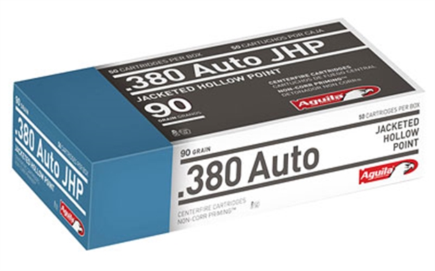 Picture of Aguila 380 Acp 90Gr Jhp 50Rd 10Bx/Cs 1E802112