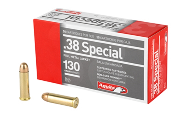 Picture of  Aguila 1E382521   38Special 130Gr Full Metal Jacket 50 Per Box/20 Case 640420003146