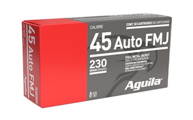 Picture of  Aguila 1E452110   45Acp 230Gr Full Metal Jacket 50 Per Box/20 Case