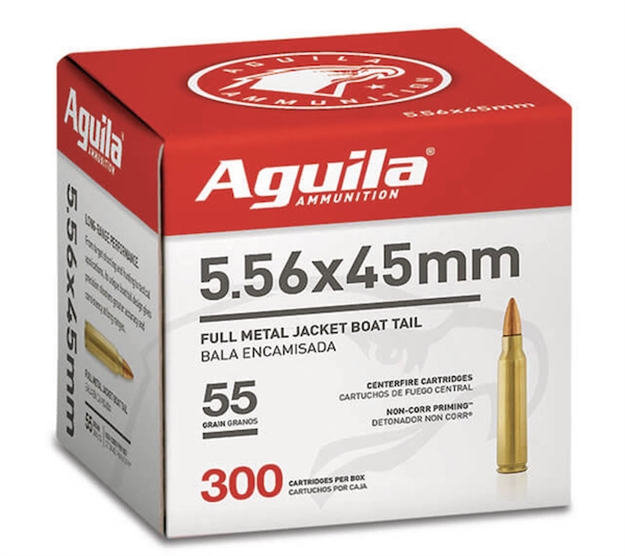 Picture of Aguila 5.56 55Gr Fmj 300/Bx Bulk PK 1E556125