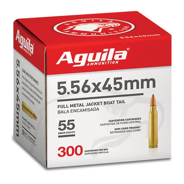 Picture of Aguila 5.56Mm 55Gr Fmj BT 300/4 1E556126 640420012209