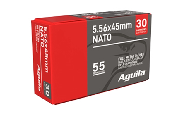 Picture of  Aguila 1E556155   5.56X45mm Nato 55 GR Full Metal Jacket 450 Per Box/5 Case