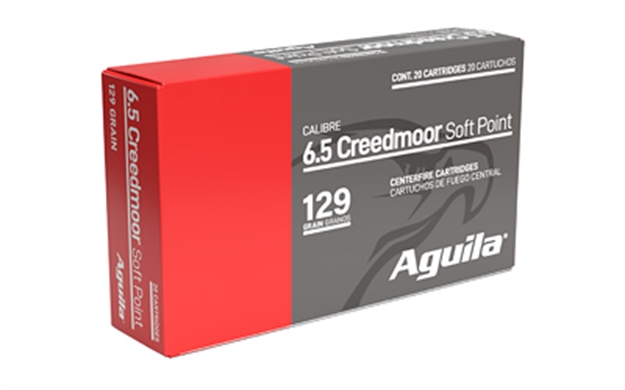 Picture of  Aguila 81489Ag   6.5Creedmoor 129Gr Interlock Boat Tail Soft Point 20 Per Box/10 Case 640420015231