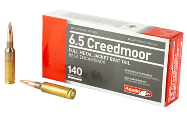 Picture of  Aguila 1E650110 Target & Range Rifle 6.5Creedmoor 140Gr Full Metal Jacket Boat Tail 20 Per Box/25 Case 640420009841