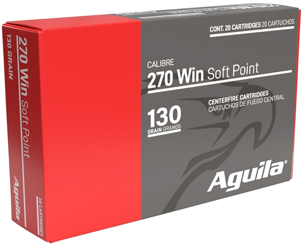 Picture of  Aguila 8053Ag   270Win 130Gr Interlock Boat Tail Soft Point 20 Per Box/10 Case