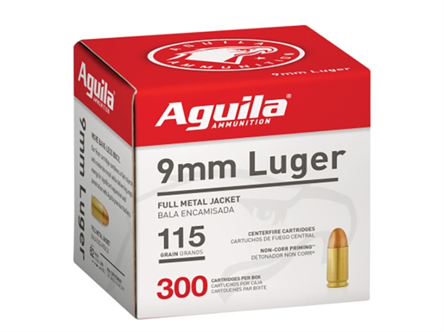 Picture of Aguila 9Mm 115 GR Fmj Bulk Pack 300Bx 1E097700 640200120001