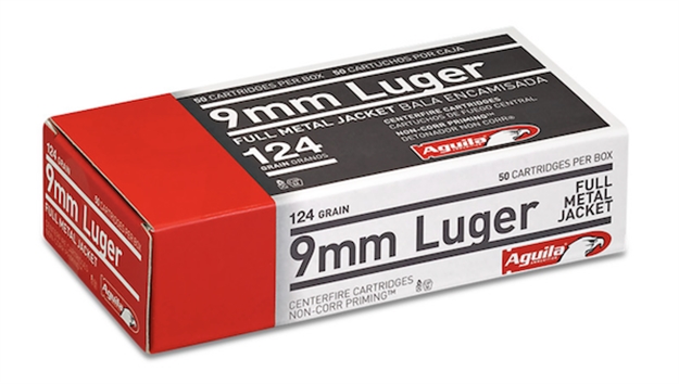 Picture of Aguila 9Mm Fmj 124Gr 50Bx
