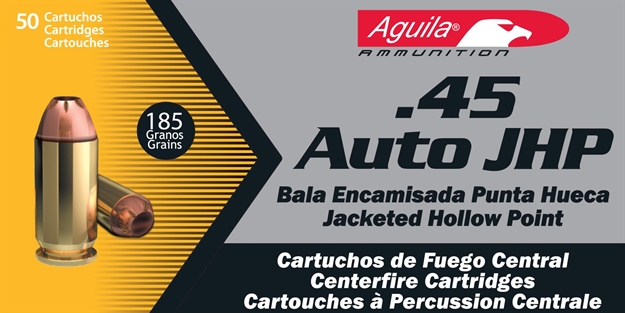 Picture of Aguila Ammo .45Acp 185Gr. Jhp 50-Pack