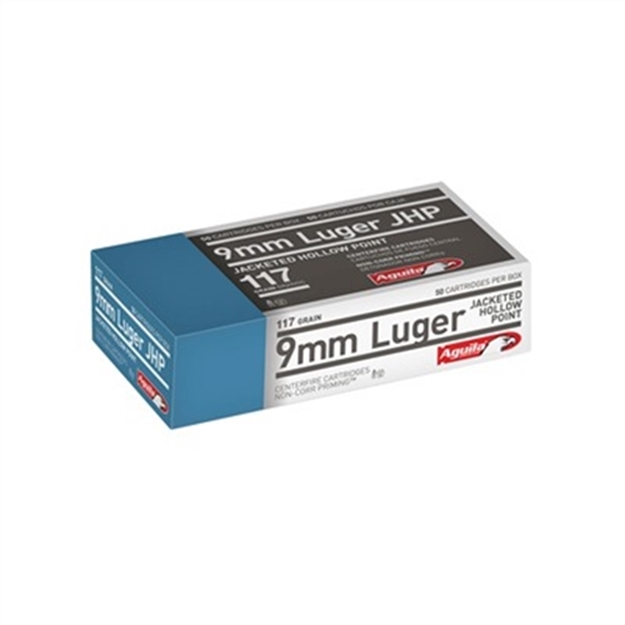 Picture of Aguila Ammo 9Mm HP 117Gr 50Bx