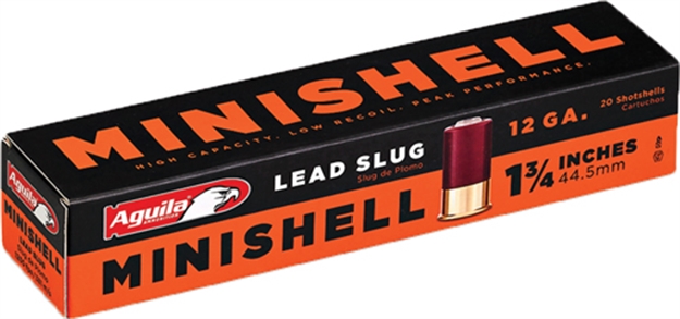 Picture of Aguila Ammo Mini-Shell 12Ga. 1.75" 25Gr. Rifled Slug 20-Pk<