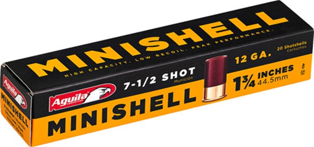Picture of Aguila Ammo Mini-Shell 12Ga. 1.75" 5/8Oz. #7.5 20-Pack