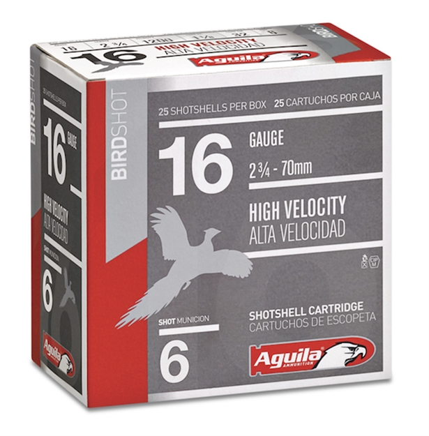 Picture of Aguila Ammunition 16Ga HV 2-3/4 2-5/8 1-1/8Oz 1Chb1607
