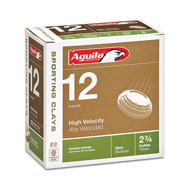Picture of  Aguila 1Chb1285 Sporting Clays High Velocity 12Gauge 2.75" 1Oz 7.5Shot 25 Per Box/10 Case 640420002903