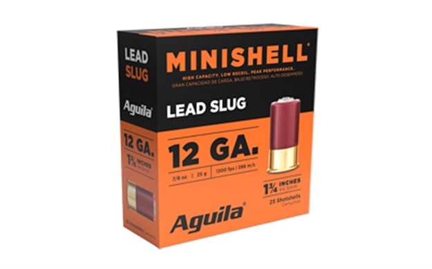 Picture of  Aguila 1Chb1386 Minishell  12Gauge 1.75" 7/8Oz 25 Per Box/10 Case 640420017051