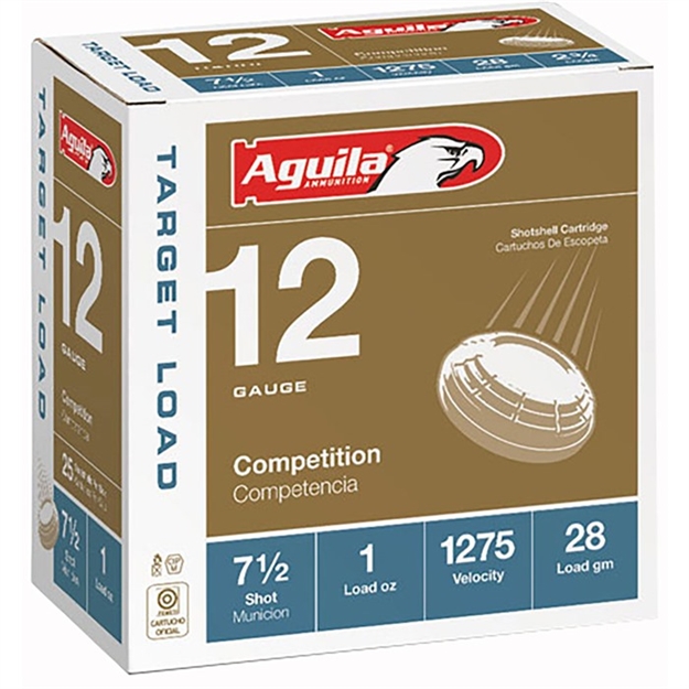 Picture of  Aguila 1Chb1337 Target Load Competition 12Gauge 2.75" 1Oz 7.5Shot 25 Per Box/10 Case 640420006017