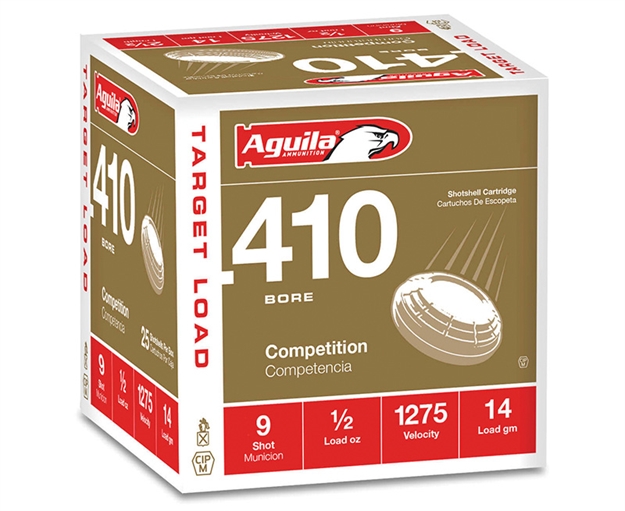 Picture of Aguila 1Chb4139 Hunting High Velocity 410 Gauge 2.5" 1/2 OZ 9 Shot 25 Bx/ 20