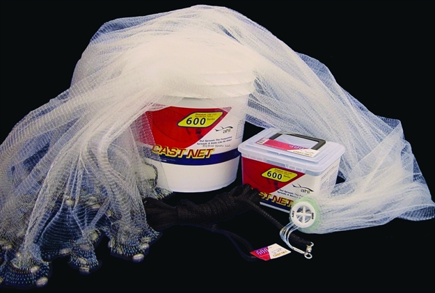 Picture of Ahi Pro Series 6 Panel Cast Net 6' Clear Mono Net 1/4" Mesh