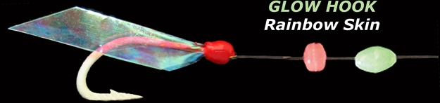 Picture of Ahi Sabiki Glow Hook Rainbow Skin (Sz6,Ml-20,Bl-15)