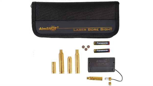 Picture of  Aimshot Mbskit3 Modular Rifle Boresighter Kit 243/308 Win/7.62X54mm Chamber Brass