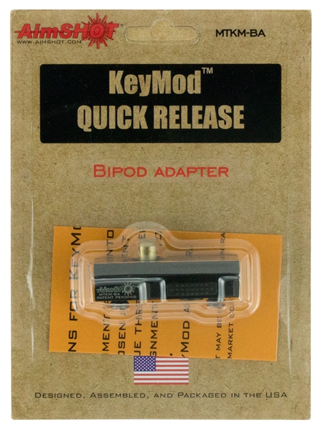 Picture of Aimshot Quick Release Keymod Bipod Adapter MTKMQRBA 669256612100