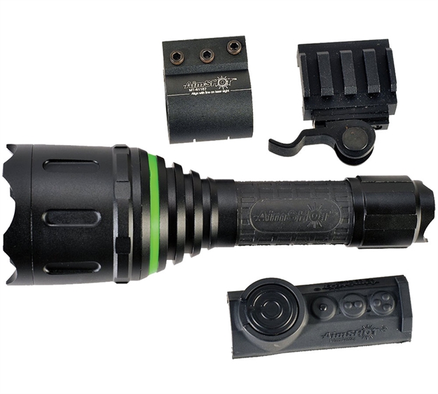 Picture of Aimshot Tz980gr Wireless Evolution Tz980 400 Lumens Output Green Led Light Picatinny QD Mount Matte Black Aluminum TZ980-GR