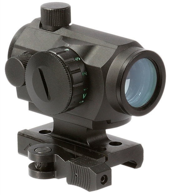 Picture of Aim Sports  Dual Illuminated Quick Detach 1X 20Mm Obj 4 Moa Dual Illuminated Red/Green Dot Black