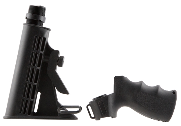 Picture of  Aim Sports Apgsm500 Shotgun  6 Position W/Pistol Grip Black Synthetic For Mossberg 500