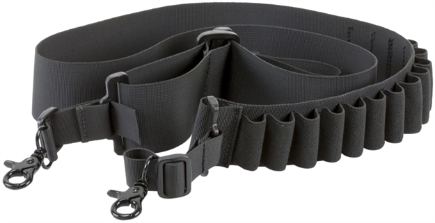 Picture of Aim Sports Dsbs1 Deluxe  Black Nylon Bandolier Shotgun Holds 14 Shells DSBS1        815879018458