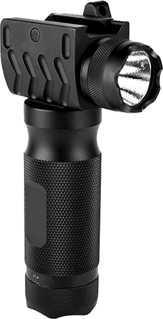 Picture of Aim Sports Ftg180 Vertical Foregrip W/180 Lumen Flashlight Matte Blk Aluminum
