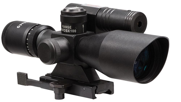 Picture of Aim Sports Jdg251040g Titan 2.5-10X 40Mm 32.5-8.9 Ft@100 Yds Blk IL Mil-Dot W/Gr