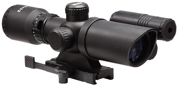 Picture of Aim Sports Jsdg15532g Titan 1.5-5X 32Mm 71-21Ft 30Mm Tube Blk IL Dplx W/Green LA