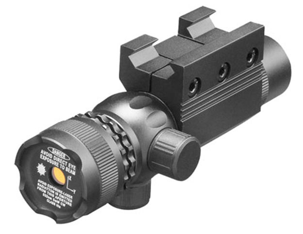 Picture of Aim Sports Lg002 Pistol & Rifle Laser Sight 5Mw Green Laser With 635-650Nm Wavelength UP TO 500 YD Range Black Anodized Finish Aluminum Includes Picatinny Mount