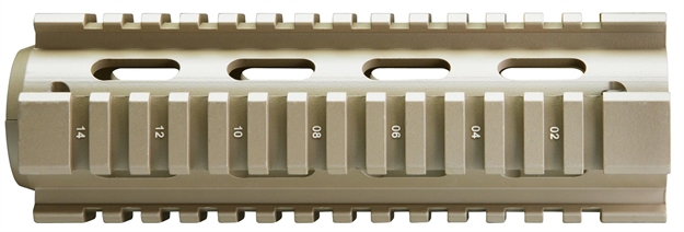 Picture of Aim Sports Mt058 M4 Carbine Handguard Aluminum Flat Dark Earth Powdercoat