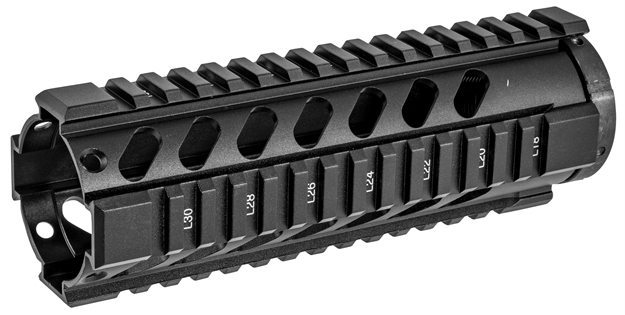 Picture of  Aim Sports Mt060 AR Handguard  7" Carbine & Free-Floating Style Made OF Aluminum With Black Anodized Finish & Quad Rail 815879014597