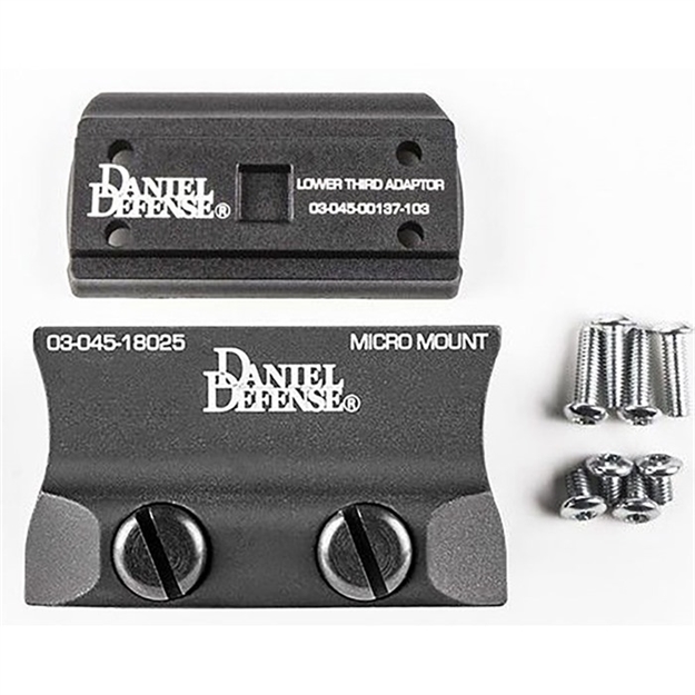 Picture of Daniel Defense 0304518025 Micro Mount  Black Anodized 03045148025 815604015462
