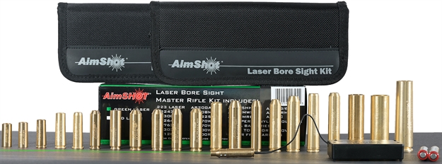 Picture of Aimshot  Master Kit  Multi-Caliber Bore Sight With Green 532Nm Laser & Uses 2 Aaa Batteries For Rifles (Batteries Not Included) KTMASTER2GRN