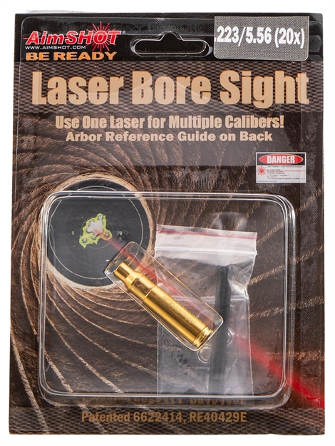 Picture of  Aimshot Bs22320x Laser Boresighter  Cartridge 223 Rem Brass 20X Brighter 669256223207