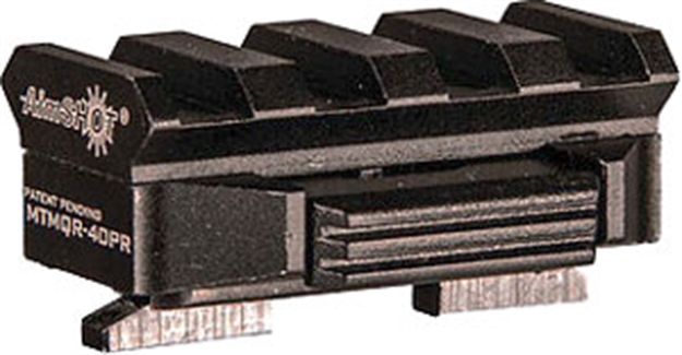 Picture of  Aimshot Mtmqr40pr M-Lok Adapter  Quick Release Black Anodized Aluminum, Picatinny Rail Mount