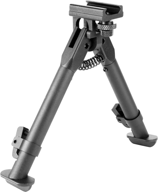 Picture of  Aim Sports Bparss AR Handguard Rail Bipod Black Hardcoat Anodized 6.5-9" Steel/Aluminum