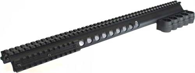 Picture of Aimtech Mount Systems Rail Mount Warhammer W/5Shot Shell Carrier 870 12Ga
