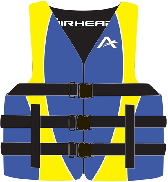 Picture of Airhead Sports Vest Nylon Yth Bl/Yw