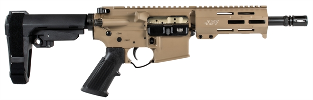 Picture of Alex Pro Firearms 5.56 Pistol 7.5 Fde W/Brace P147FDE 732388573806