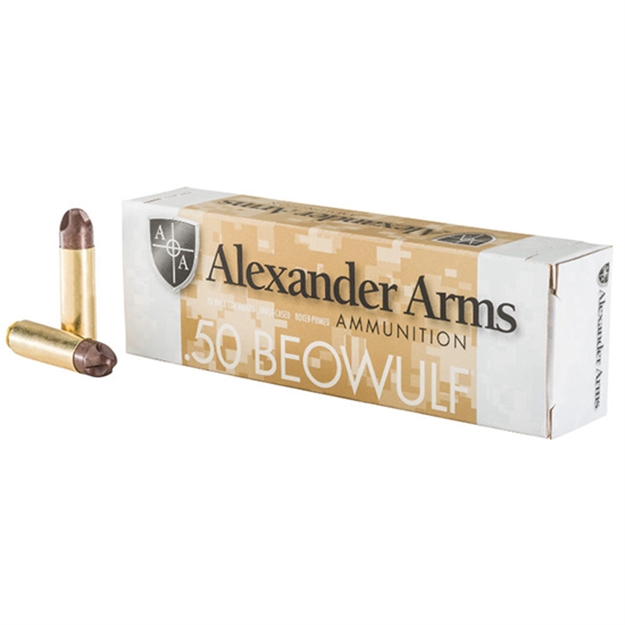 Picture of  Alexander Arms Ab200arxbx Polycase Inceptor Arx  50Beowulf 200Gr Inceptor Arx 20 Per Box/10 Case